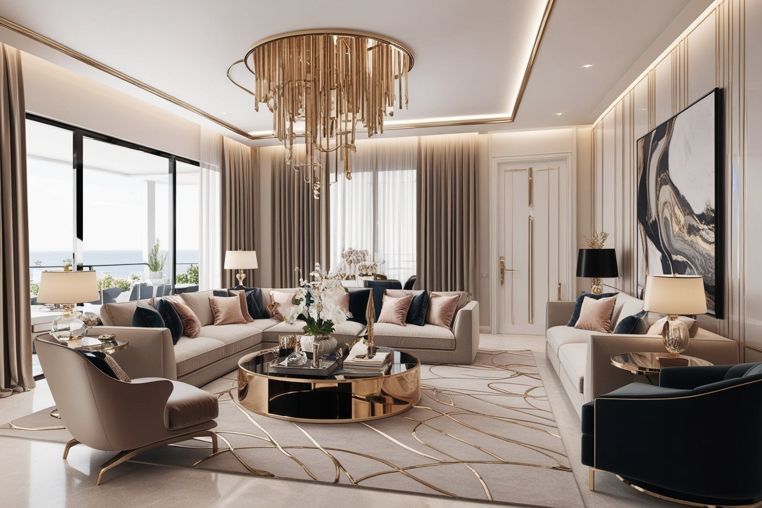 Modern Luxury Style Interior Design – Creative Ideas & Expert Tips | Paintit.ai - 1